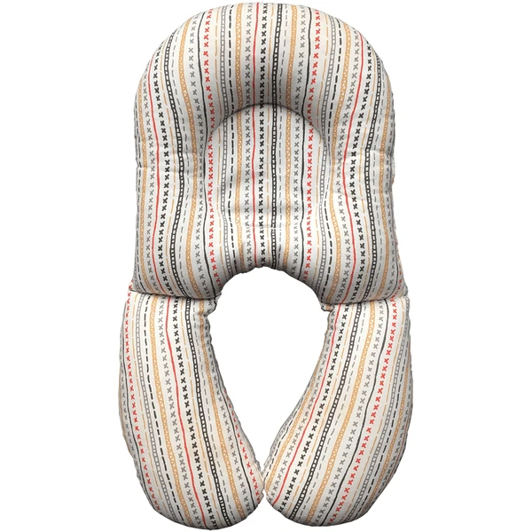 BabyDorm® Nackenkissen NeckyDorm Star Grau Mit Weißen Sternen – Bild 3