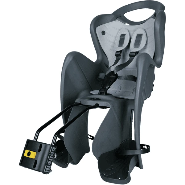 BELLELLI Fahrradsitz Mr Fox Luxe B-Fix Frame Mount Dark Grey