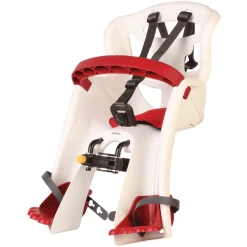 BELLELLI Fahrradsitz Tattoo Plus Handlefix Handlebar Mount White Red