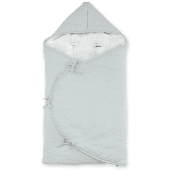 BEMINI Baby Nest Ausgekleidet Pady Tetra Jersey + Teddy Grizou