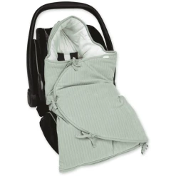 BEMINI Baby Nest Ausgekleidet Pady Velvet + Jersey Almond