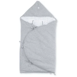 BEMINI Baby Nest Ausgekleidet Pady Waffle + Jersey Bio Mix Grey