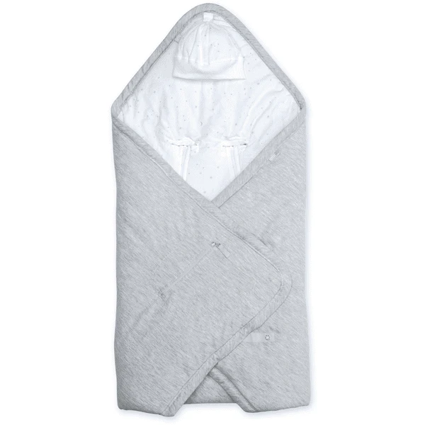 BEMINI Wickeldecke Pady Jersey + Jersey Mix Grey