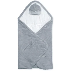 BEMINI Wickeldecke Pady Softy + Jersey Little Stars Print Grizou