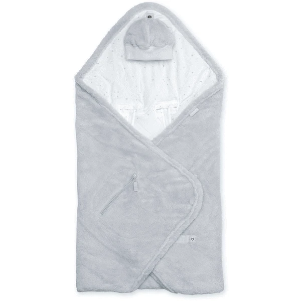 BEMINI Wickeldecke Pady Softy + Jersey Little Stars Print Plum