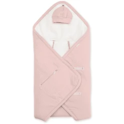 BEMINI Wickeldecke Pady Tetra Jersey + Teddy Blush