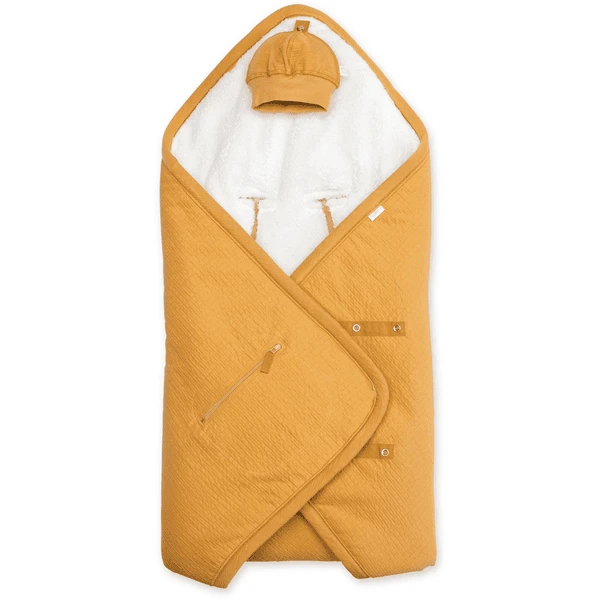 BEMINI Wickeldecke Pady Tetra Jersey + Teddy Golden