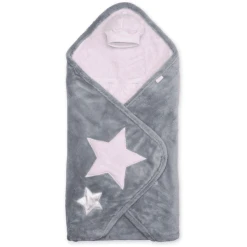 BEMINI Wickeldecke Softy + Softy Little Stars Print Cristal