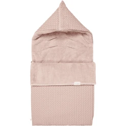 Koeka Fußsack 0+ 3 Punkte Plüsch Oslo Altes Rosa