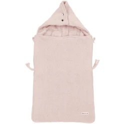 MEYCO Fußsack Mini Knots Soft Pink 40x82 Cm