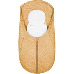 Odenwälder Fußsack Coolmax White Leaves Mustard